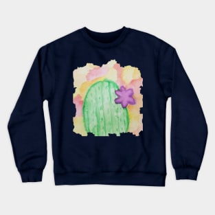 Beautiful Watercolor Cactus Crewneck Sweatshirt